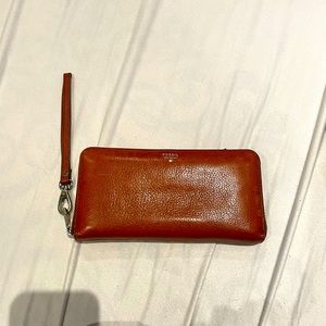 Fossil zip around wallet